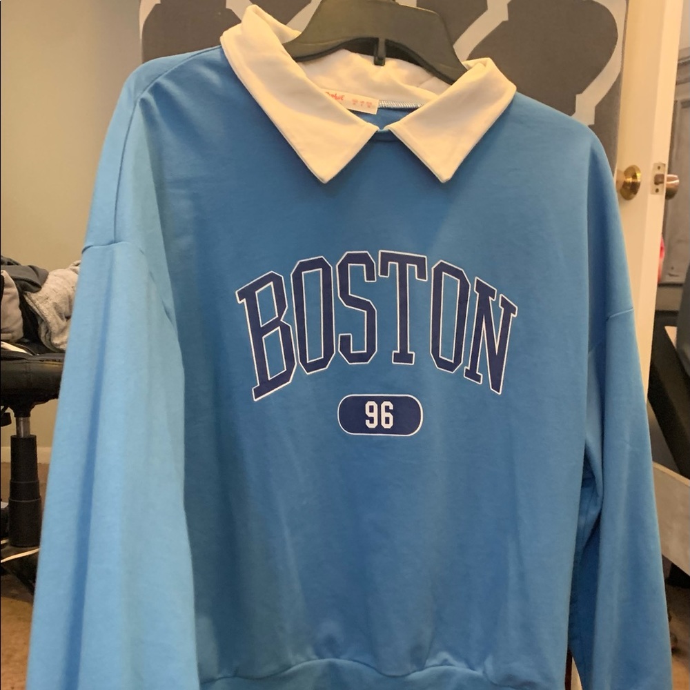 Romwe collard sweatshirt